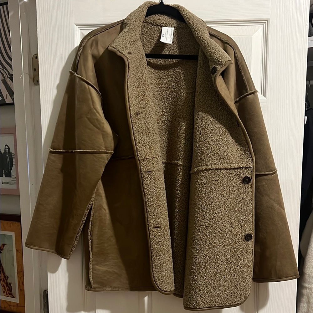 Brown Shearling Jacket - image 5